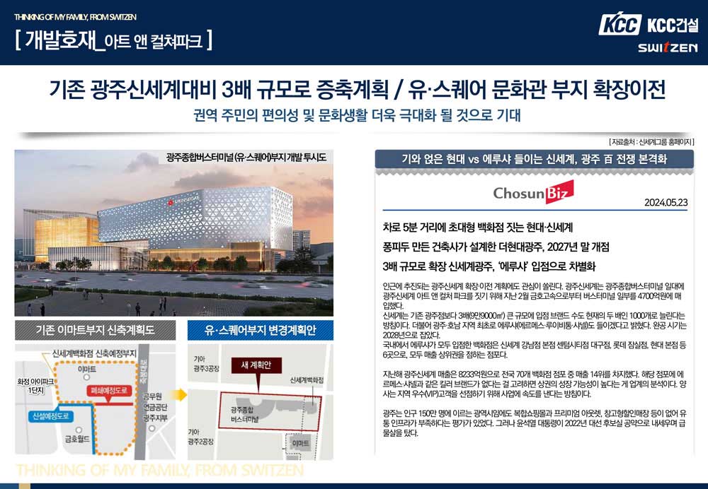 중앙공원 롯데캐슬 모델하우스 개발호재